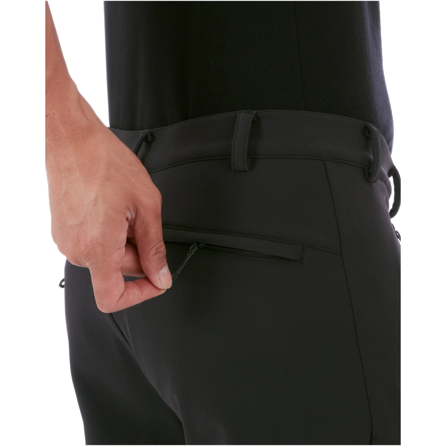 Mammut Winter Hiking Softshell-Broek Heren - Zwart 5 Mammut Winter Hiking Softshell-Broek Heren - Zwart - Afbeelding 5